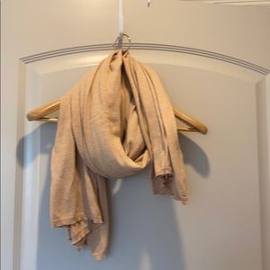 Camel colored lightweight scarf